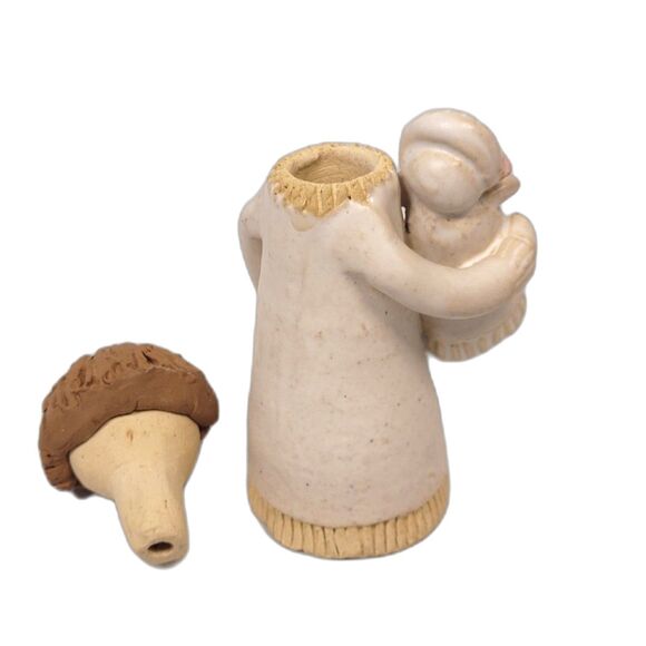 RARE Vintage NWT Winkles Pottery Handcrafted Oil Lamp Americana Cottagecore - Picture 5 of 9